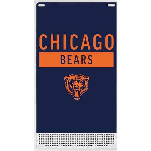 NFL Chicago Bears Blue Performance Series Xbox Series S Console Skin
